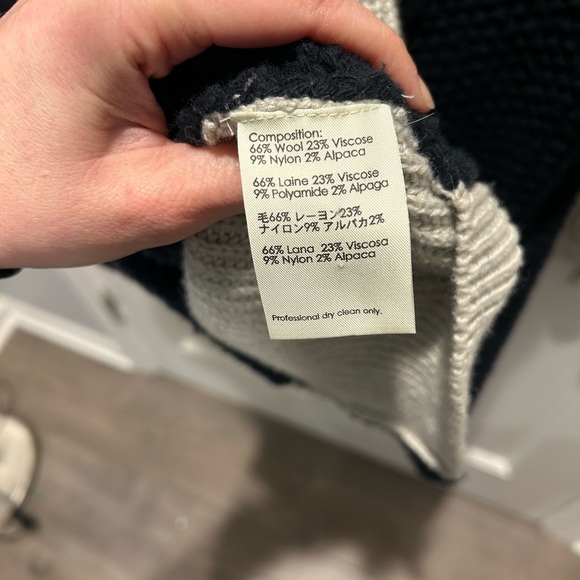 3.1 Phillip Lim Boxy Two Tone Sweater Sz M - Picture 6 of 8